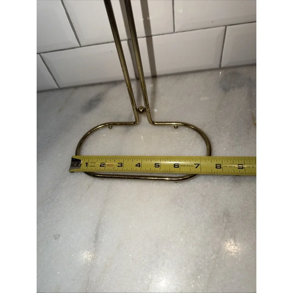 Vintage Gold Metal‎ Hand Towel Stand Holder GW994